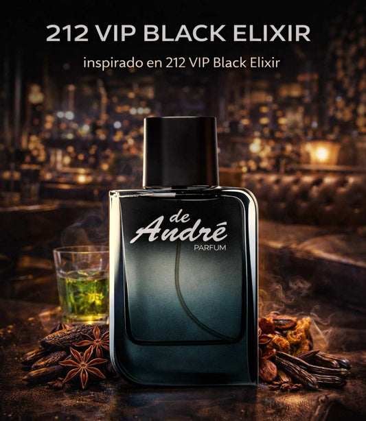 Dupe Hombre H45 | Inspirado en 212 VIP Black Elixir (Carolina Herrera)
